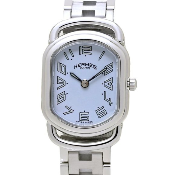 HERMES Rally RA1.210.130 3777 Stainless Steel Ladies 130232 Watch - Picture 10 of 11